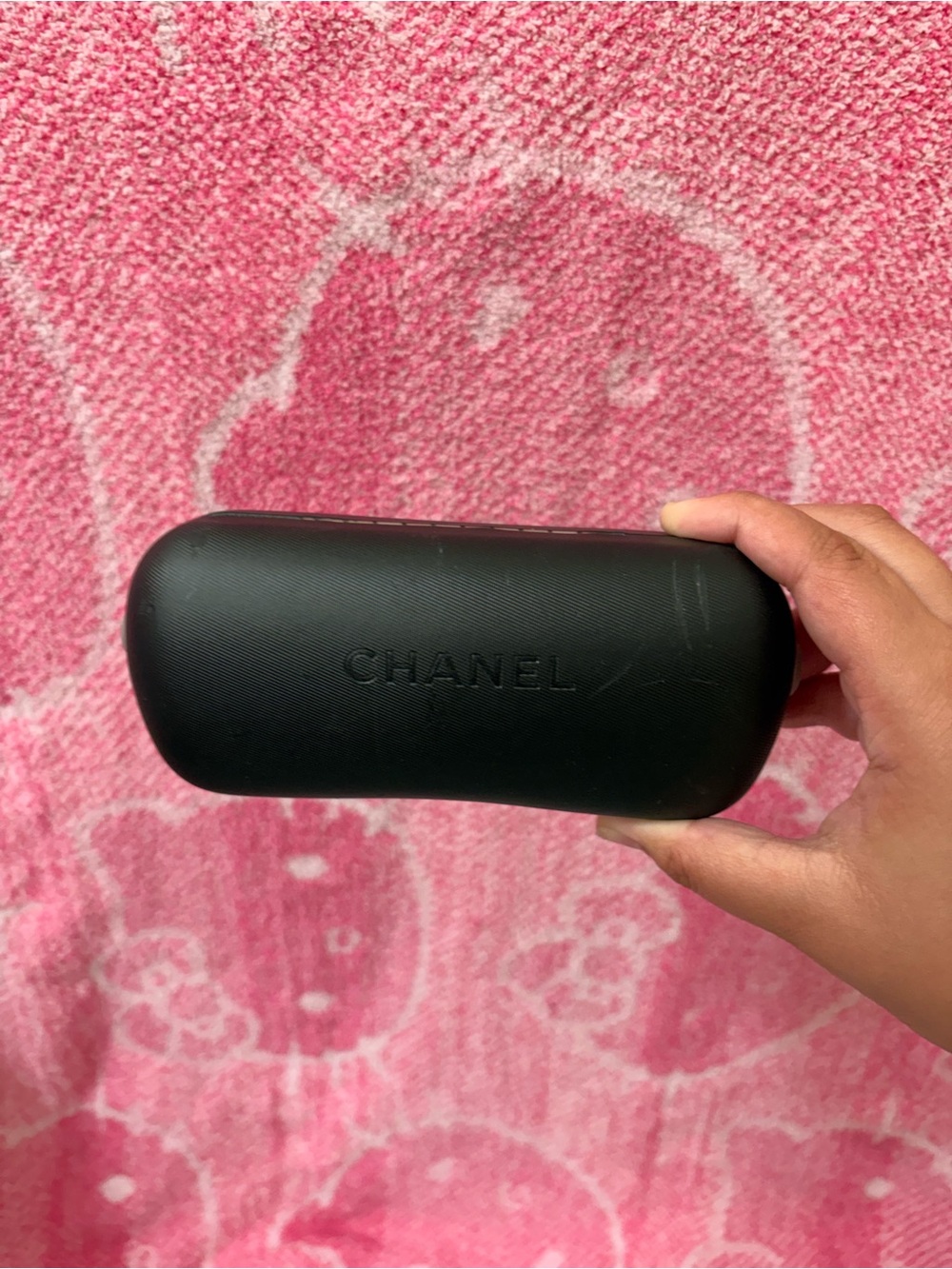 CHANEL Black Sunglasses Hard Case